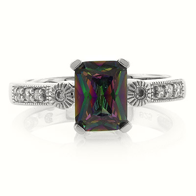 Mystic Topaz Rings on Silver Jewelry Rings Mystic Topaz Silver Ring Best Buy