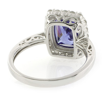 Silver Jewelry  Rings  High Quality Tanzanite Sterling Silver Ring