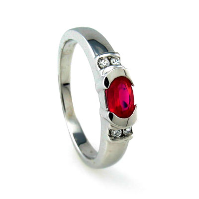 Silver Jewelry  Rings  Ruby Rings  Sterling Silver Ruby Ring