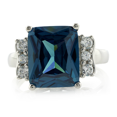Alexandrite Ring Emerald Cut
