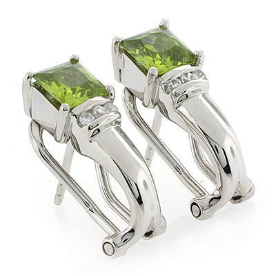 omega closure earrings