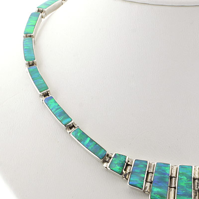 Mexican Green Opal Necklace