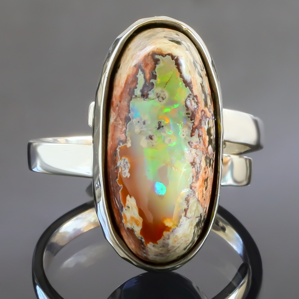 opal silver ring, opal silver, australian opal, ethiopian opal, white opal,  diamond substitute, benefits of opal, white opal stone – CLARA