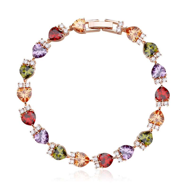 Swarovski multi hotsell color bracelet