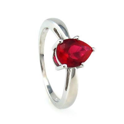 Silver Jewelry  RINGS  Ruby Rings  Sterling Silver Ruby Ring