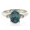 Sterling Silver Solitaire Alexandrite Ring