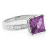 Engagement Alexandrite Silver Ring