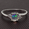Mined High Quality Mexican Jelly Fire Opal Ring