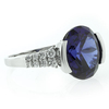 Tanzanite Sterling Silver Quality Ring