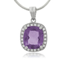 Alexandrite Corundum Silver Charm Pendant