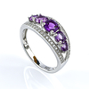 Sterling Silver Stackable Amethyst Ring