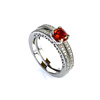 Fire Opal Stackable Ring