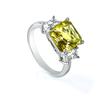 925 Sterling Silver 9 mm Alexandrite Ring