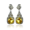 Beautiful Alexandrite Sterling Silver Pendant Earrings Set