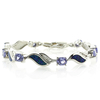 Australian Opal with Tanzanite Bracelet