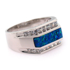 Australian Opal Mens Ring