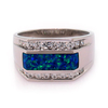 Australian Opal Mens Ring