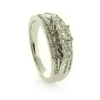 18K White Gold Diamond Engagement Ring