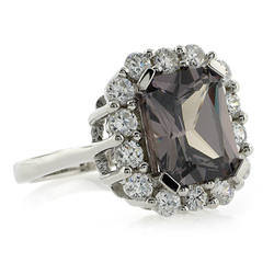 Alexandrite Rings Square Cut