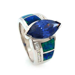 Best Friends Opal Tanzanite Ring