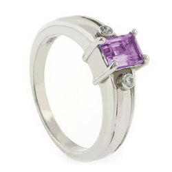 Alexandrite Blue to Purple Color Change Ring