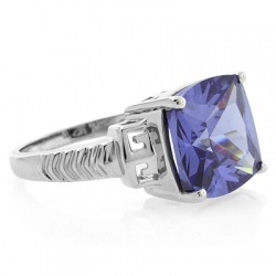 Tanzanite Silver Ring