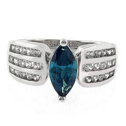 Alexandrite Silver 925 Ring Marquise Cut Stone