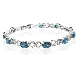 Alexandrite Bracelet Blue to Green Silver