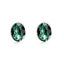 Gorgeous Green Swarovski Earrings