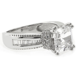 Princess Cut High Quality Engagement Ring