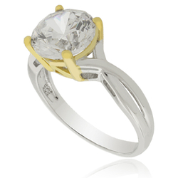 .925 Silver Solitaire Ring