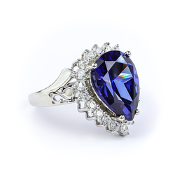 Sterling Silver Tanzanite Ring