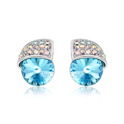 Beautiful Blue Earrings Swarovski