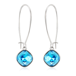 Beautiful Long Blue Earrings