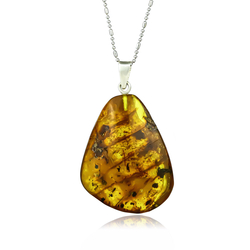 100% Natural Mexican Amber Pendant