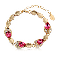 Elegant Bracelet With Golden Plated