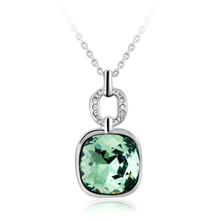 Pretty Green Swarovski Necklace