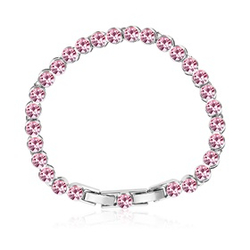 Pretty Pink Swarovski Crystal Bracelet