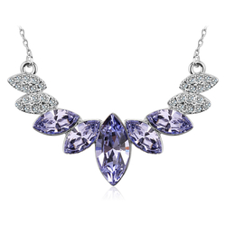 Beautiful Purple Swarovski Necklace