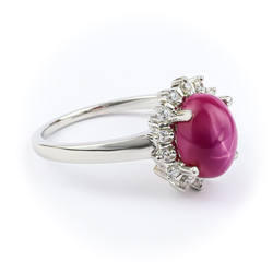 Beautiful Star Ruby Ring