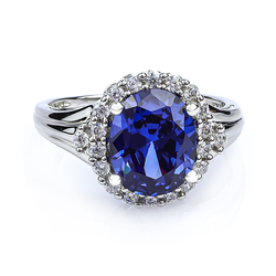 Tanzanite Silver Ring