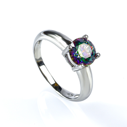 Mystic Topaz Caribbean Topaz Ring