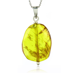 High Quality Genuine Honey Amber Pendant