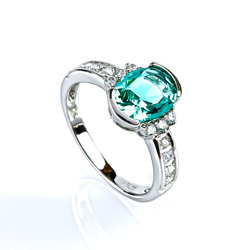 Oval Cut Paraiba Ring