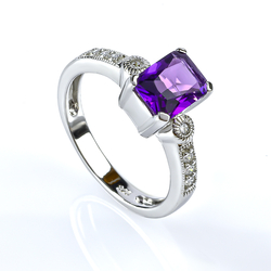 Amethyst Silver Ring Best Buy