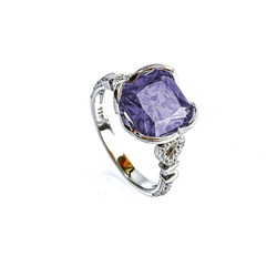 Sterling Silver Amethyst Ring