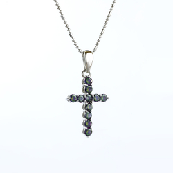 Mystic Topaz Cross Pendant