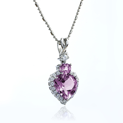 Heart Shape Alexandrite Pendant