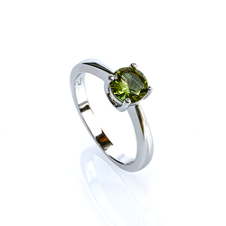 Zultanite Silver Ring Solitaire Design