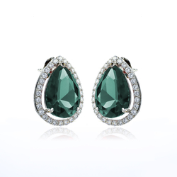 Alexandrite Silver Earrings